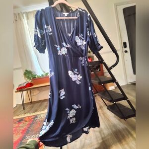 Floral Wrap Dress